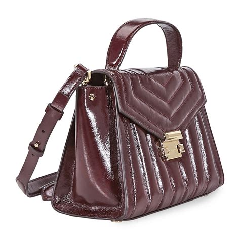 michael kors whitney ox blood|Michael Kors Whitney Large Quilted Leather Shoulder Bag.